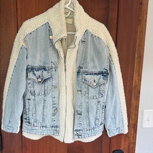 BlankNYC sherpa and denim jacket